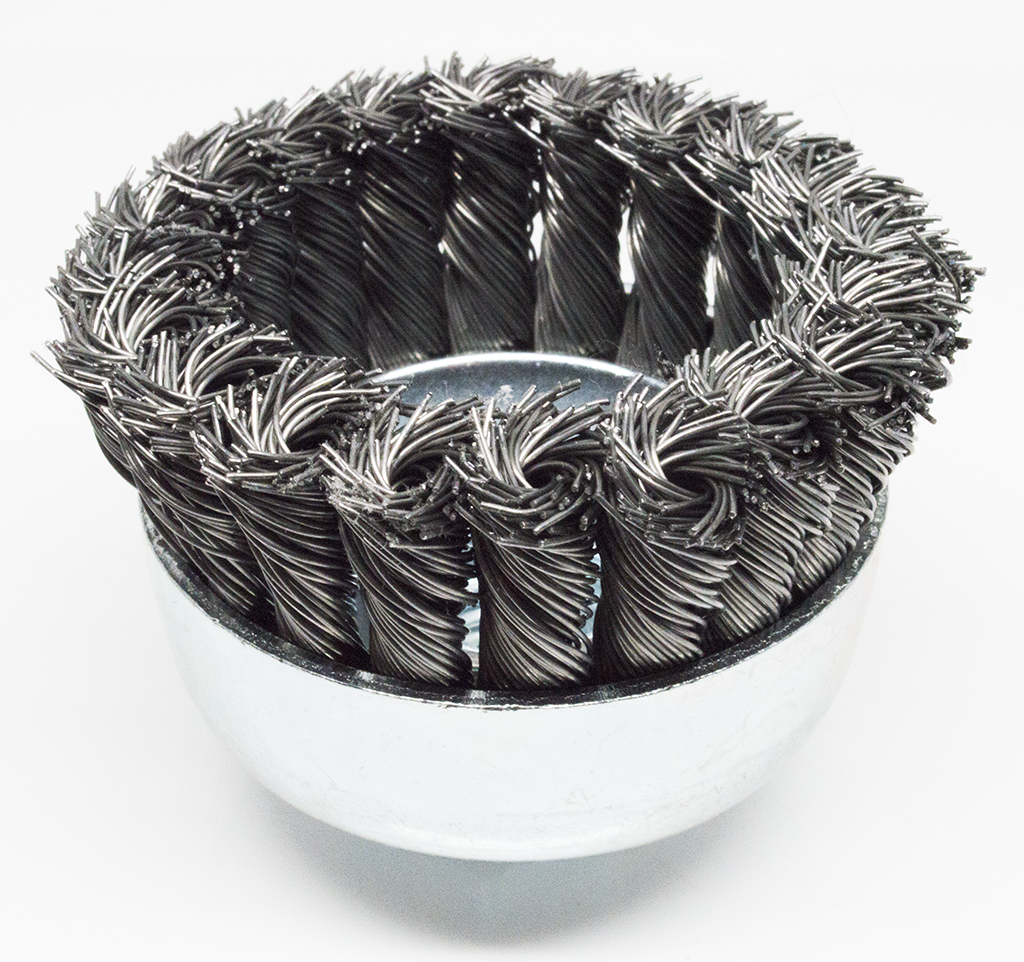  Carbon Steel Twist Knot Cup Brush