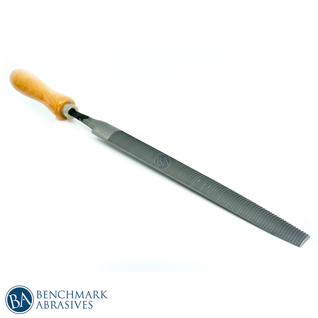 10" HalfRound Aluminum File Bastard Cut File Metal Sharpening