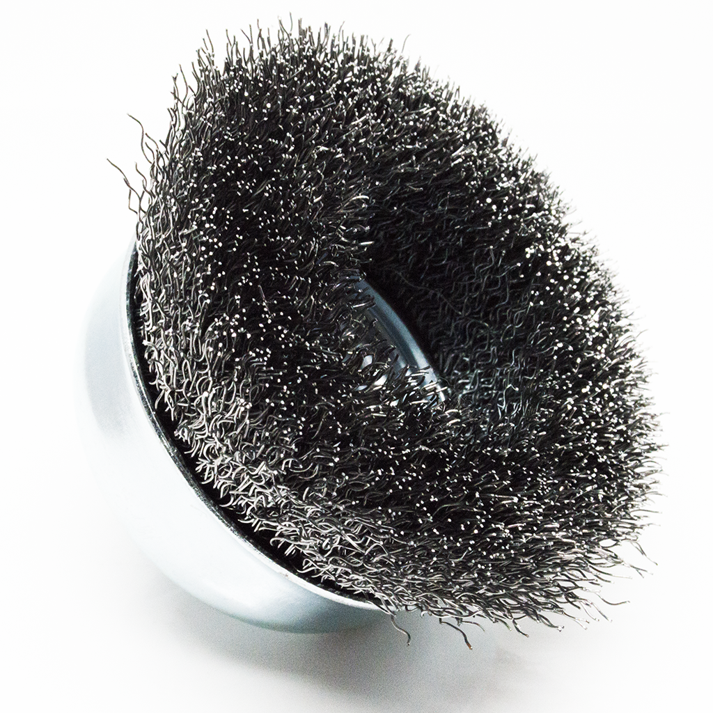 Crimped Cup Brush with Carbon Steel