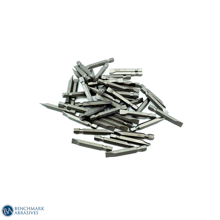 7mm x 2" Slotted Insert Bit - 10 Pack