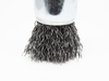 1 in. crimped carbon steel wire end brush