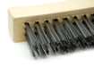 Carbon steel Wire Scratch Brush with Curved Handle