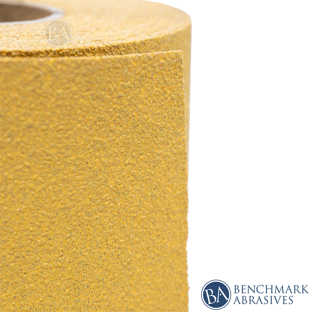 23/4" x 12 Yard (36 feet) Gold PSA Sanding Sheet Roll — Benchmark