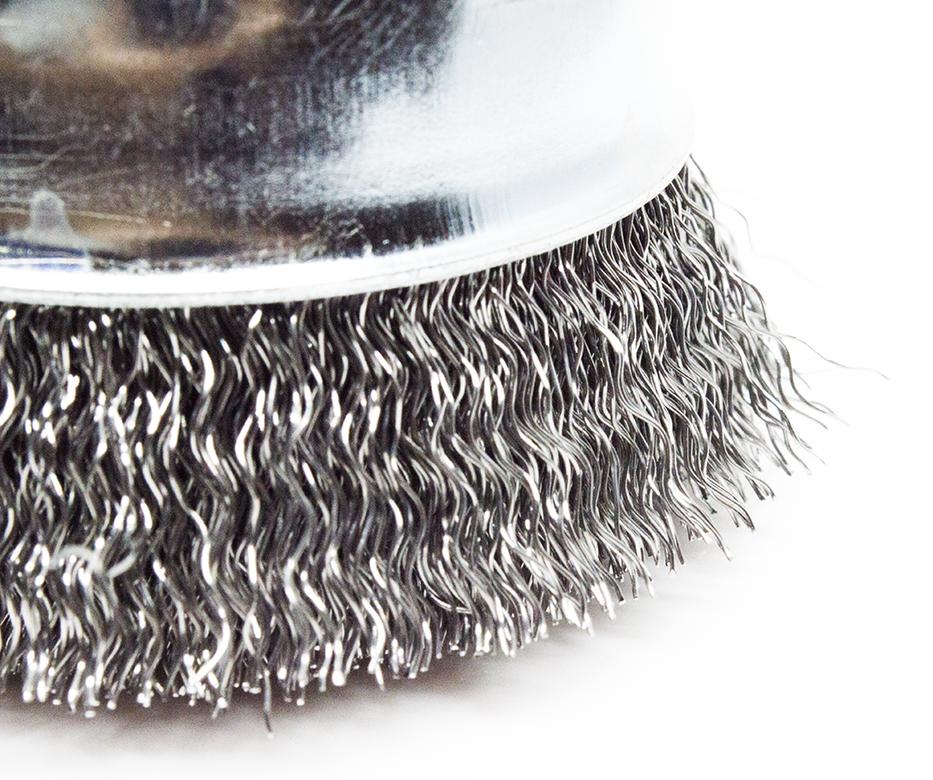 Carbon Steel with Crimped Cup Brush