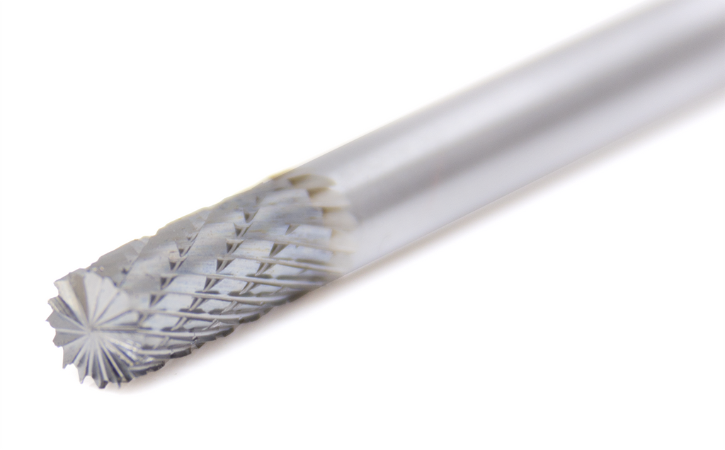 SB 1 Cylinder Shape End Cut Premium Tungsten Carbide Burr