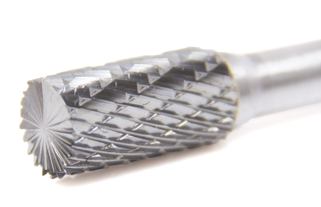 SB 3 Cylinder Shape End Cut Premium Tungsten Carbide Burr
