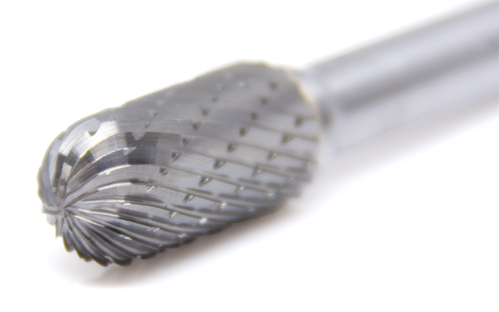 SC 3 Cylinder Shape Radius End PremiumTungsten Carbide Burr