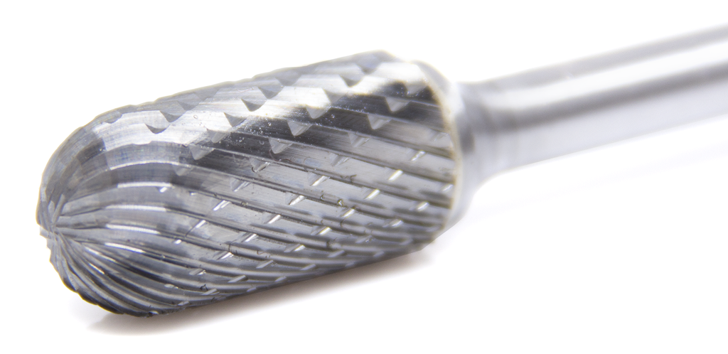 SC 5 Cylinder Shape Radius End Premium Tungsten Carbide Burr