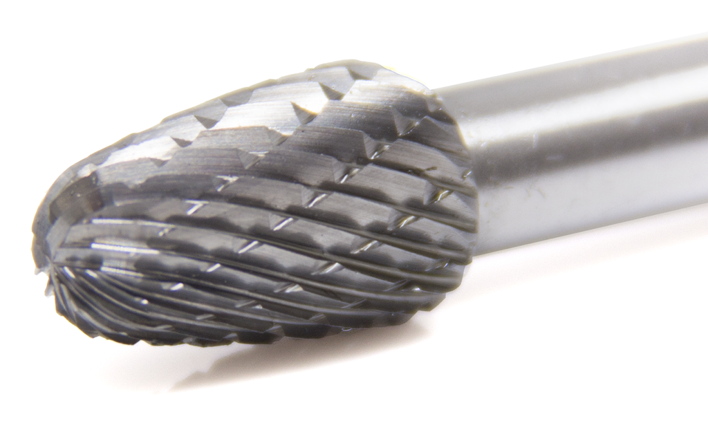 SE 3 Oval Egg Shape Premium Tungsten Carbide Burr