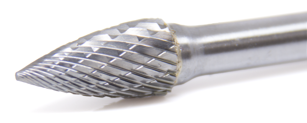 SG-3 Pointed Tree Shape Premium Tungsten Carbide Burr