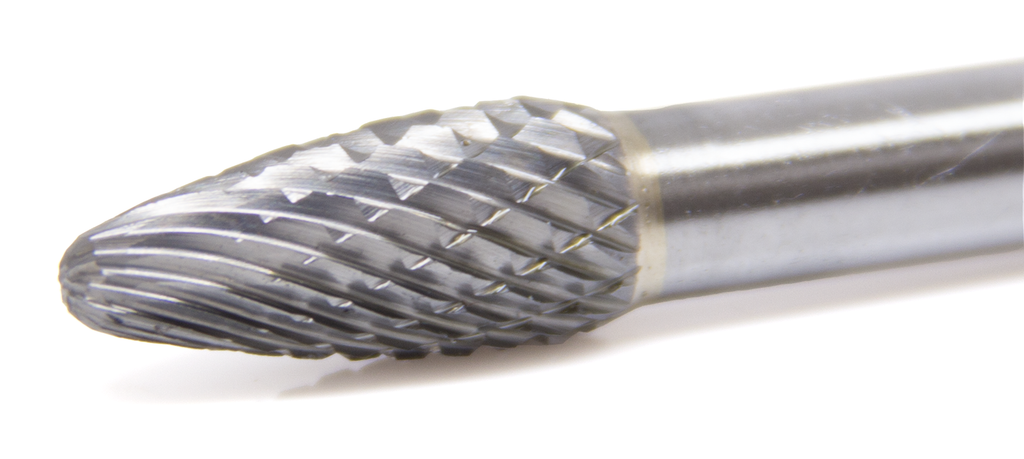 SH 2 Flame Shape PremiumTungsten Carbide Burr