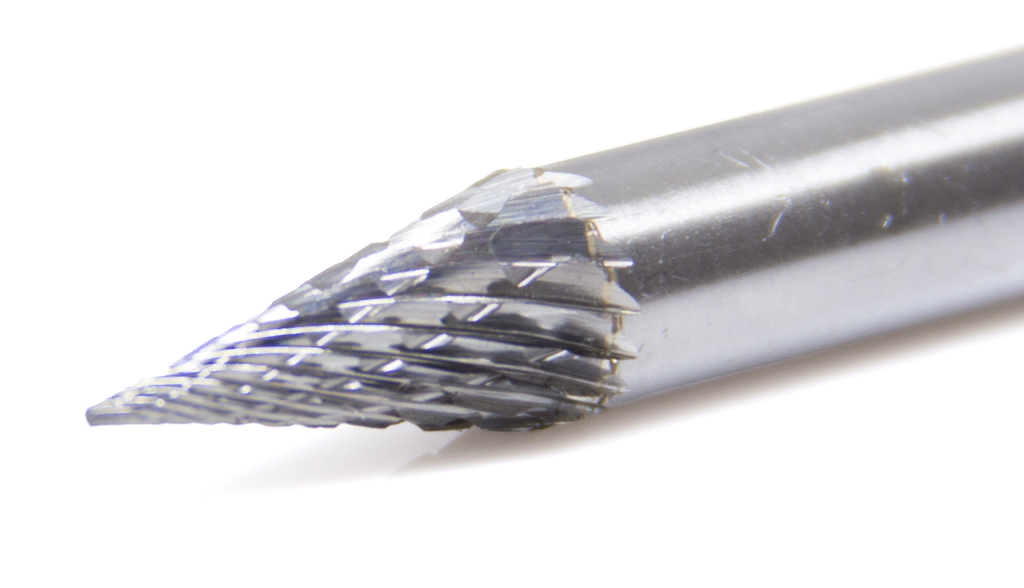 SM-1 Pointed Cone Shape Premium Tungsten Carbide Burr