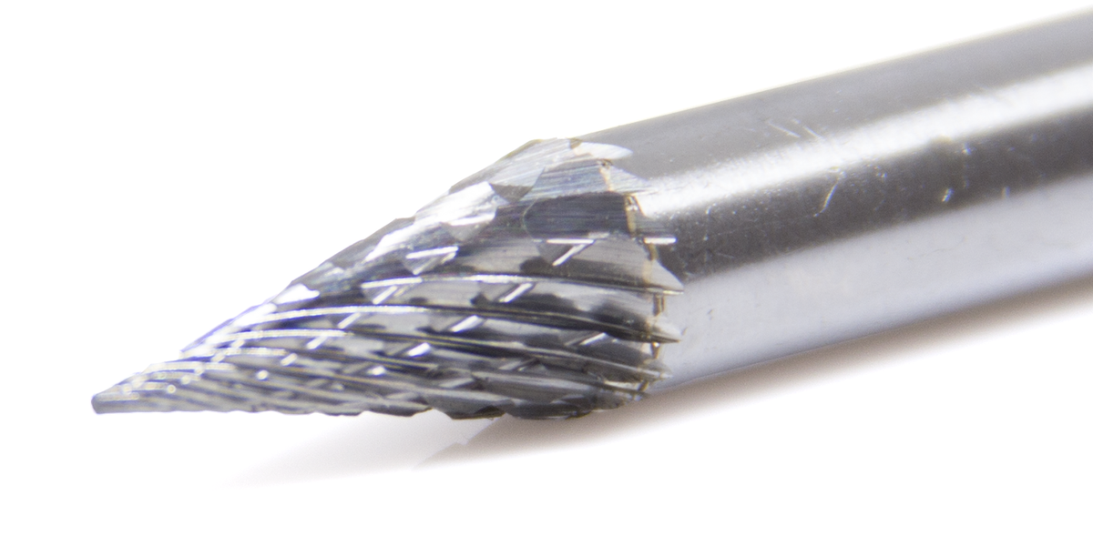 Type L Ball Nose Cone Rotary File Tungsten Carbide Burr With Single Double Cut Tooth 2.35 3 6mm Shank Grinding Machining Tools - View #3