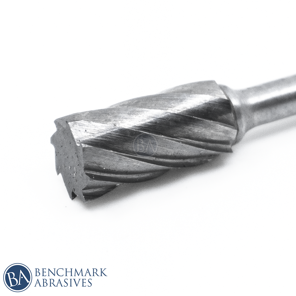 Benchmark Abrasives Flame Shape Premium Double Cut Tungsten Carbide Burr for Metal Wood Welding Deburring Sculpting High-Speed Die Grinders enclosed in Plastic Capsule 1/4 Shank (SH-2 Benchmark Abrasives Flame Shape Premium Double Cut Tungsten Carbide Burr for Metal Wood Welding Deburring Sculpting High-Speed Die Grinders enclosed in Plastic Capsule 1/4 Shank (SH-2