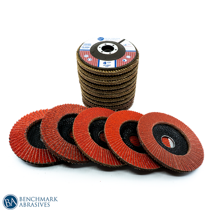  Mixed Grit 10 Pack Of Ceramic Flap Disc
