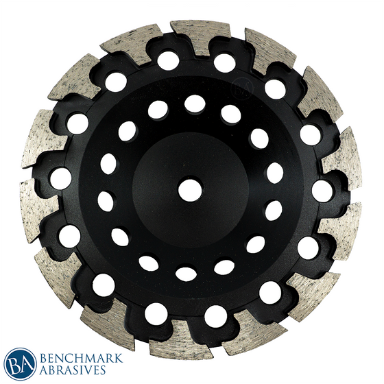 7 inch Threaded T-Type Diamond Grinding Cup Wheel
