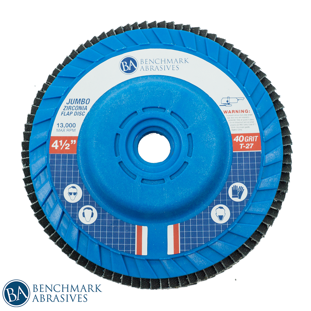 Zirconia High Density Trimmable Flap Disc 40 Grit