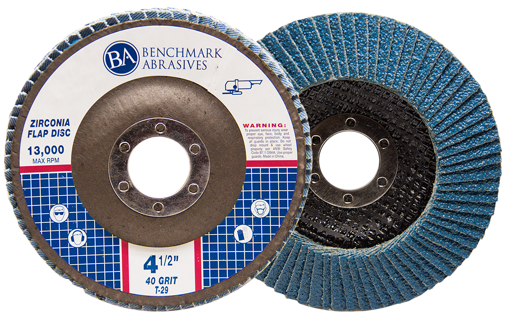 4 1 2" x 7 8" T29 Zirconia Flap Disc 10 pack