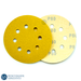 5" Gold A/O 8 Hole Hook & Loop Discs  50 Pack