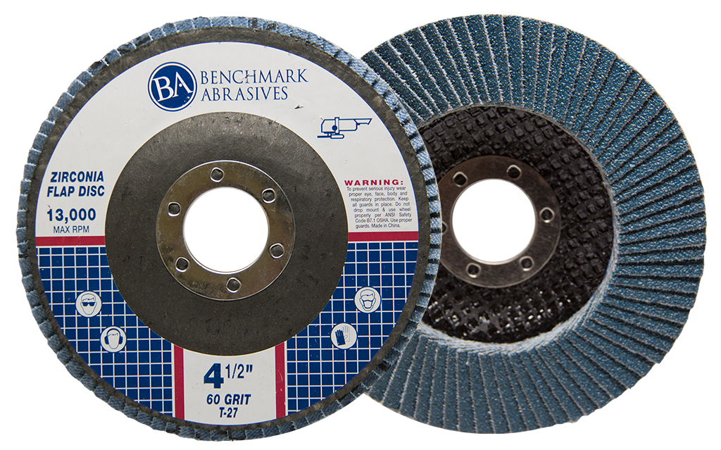 4 1 2" x 7 8" T27 Zirconia Flap Disc 10 pack