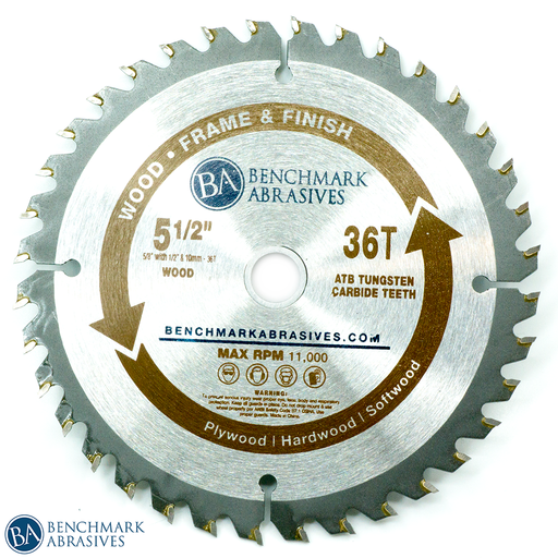5-1/2 inch 36 Tooth TCT Saw Blade for Finishing