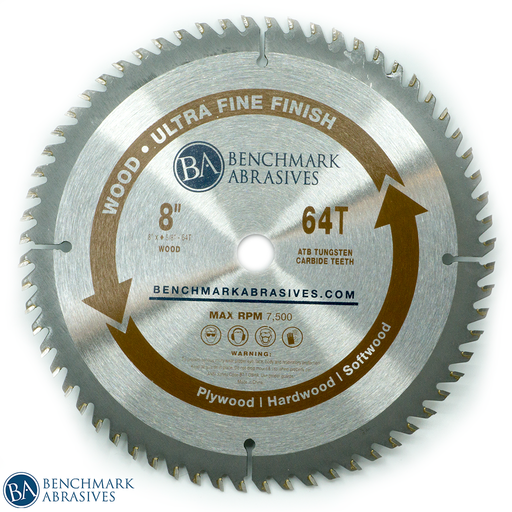 8 inch 64 Tooth TCT Saw Blade for Fine Finishing