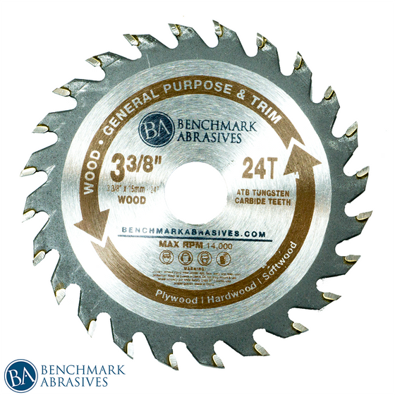 5-1/2 36 Tooth TCT Cutting Saw Blade For Finishing & Framing - Benchmark  Abrasives