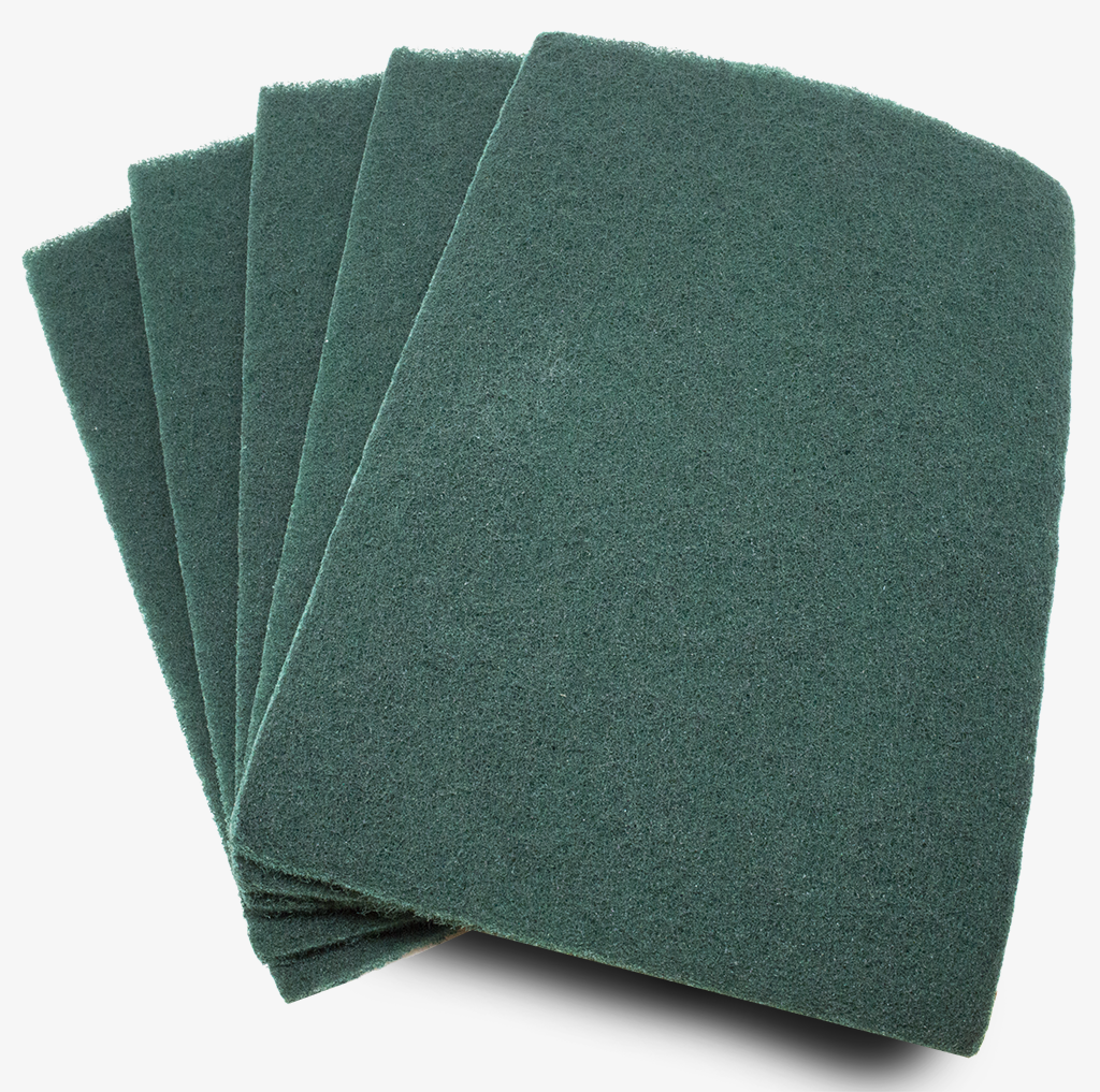 Green Clean & Finish Hand Pads