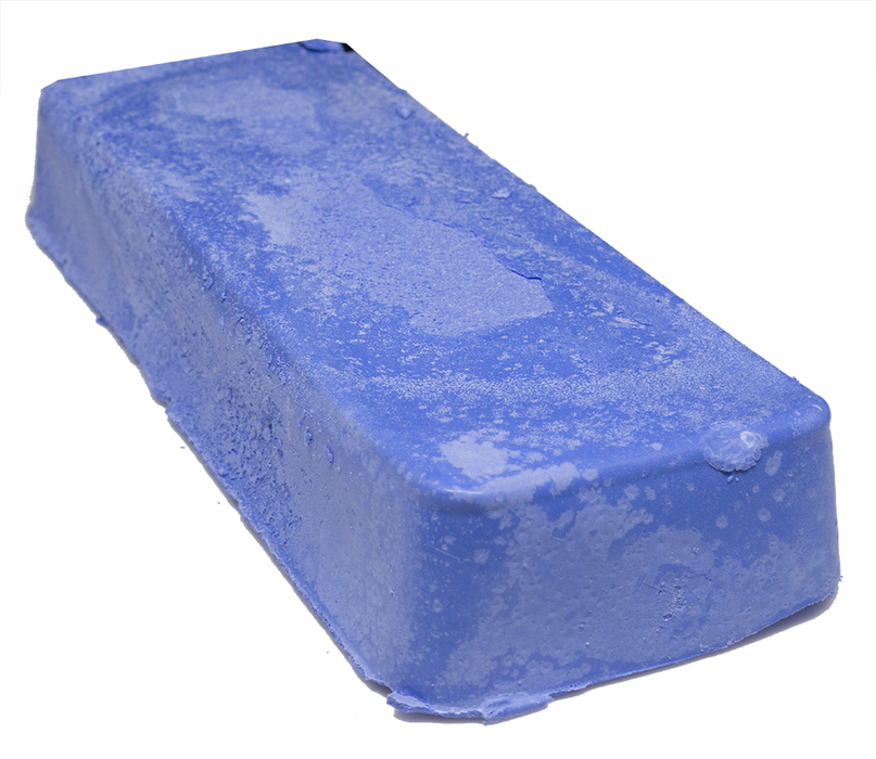 Blue Plastic Buffing Compound - 1 Pound Bar