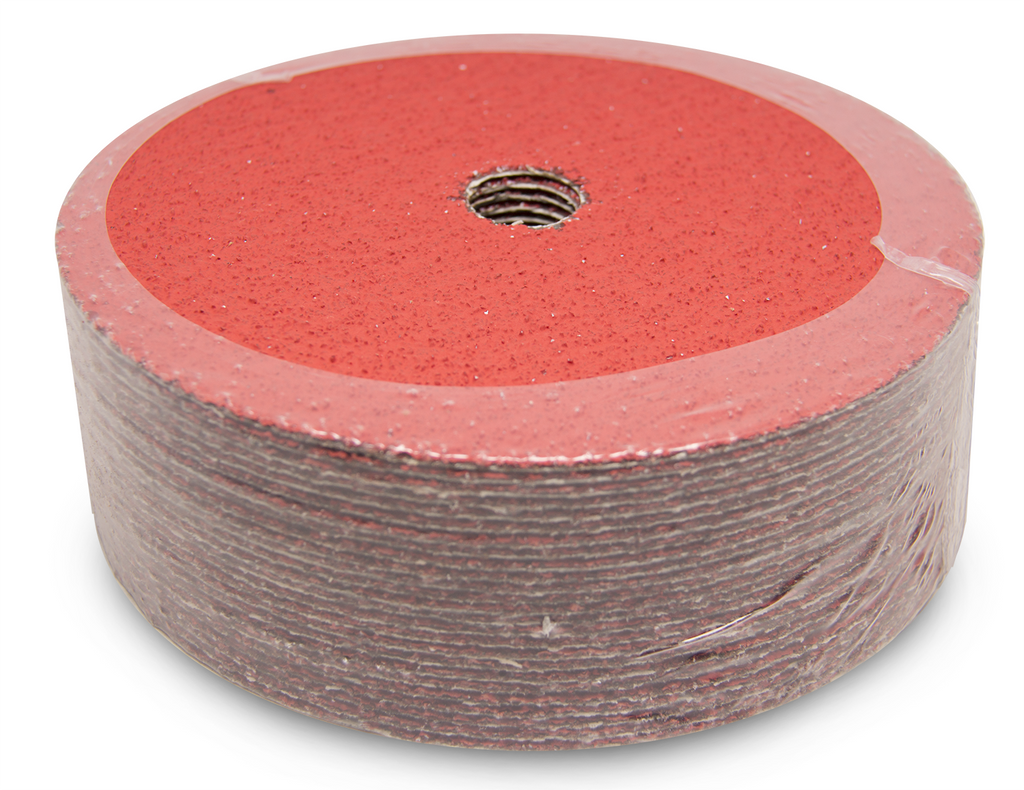 7" x 7 8" Ceramic Resin Fiber Discs 25 Pack