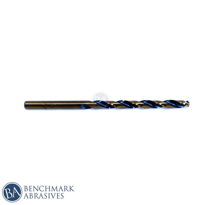 11/64” HSS Black & Gold Jobber Length Drill Bits - 12 Pack