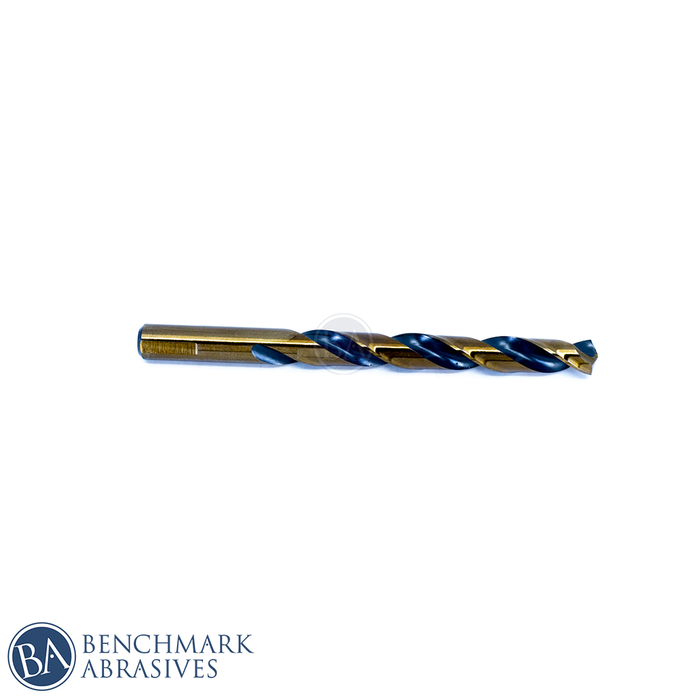 31/64” HSS Black & Gold Jobber Length Drill Bits - 6 Pack