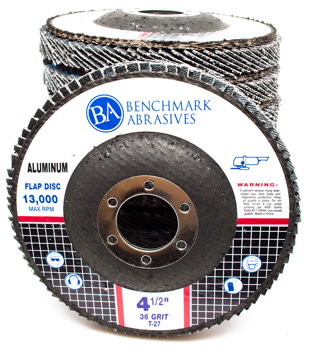 4-1/2" x 7/8" T27 Flap Disc for Aluminum with Stearate Coating