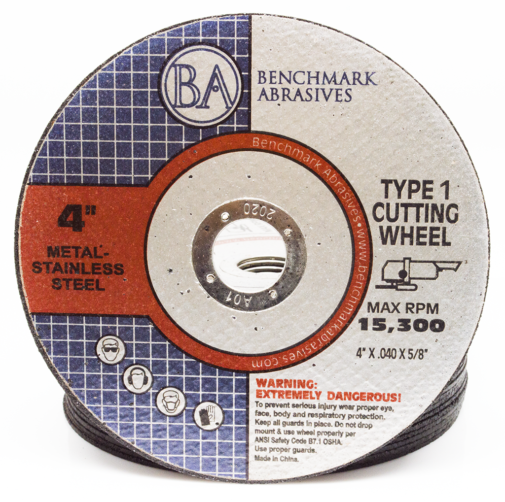 4" x .040" x 5 8" T1 Premium Thin Cut off Wheel 25 pack