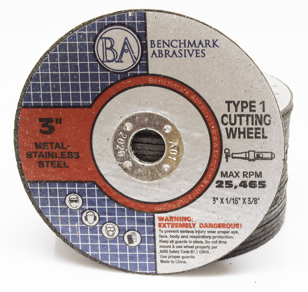 3" x 1 16" x 3 8" T1 Premium Thin Cut off Wheel 25 pack