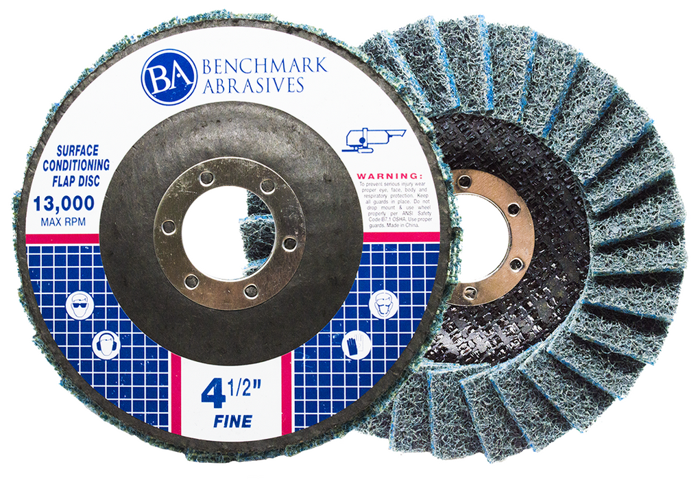 Fine Surface Conditioning Flap Disc  4-1/2" x 7/8"