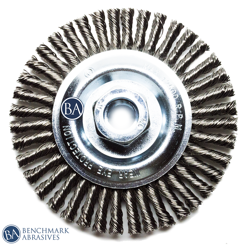 4 1 2" Stringer Bead Wire Wheel Stainless Steel