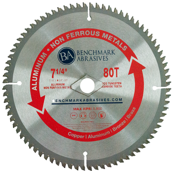 80 Tooth TCT Saw Blade for Aluminum
