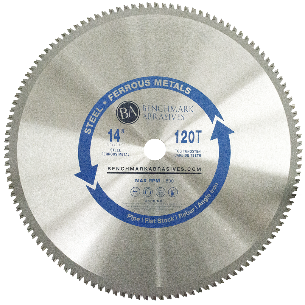 14" 120 Tooth TCT Saw Blade For Steel and Metal Circular Saw Blades