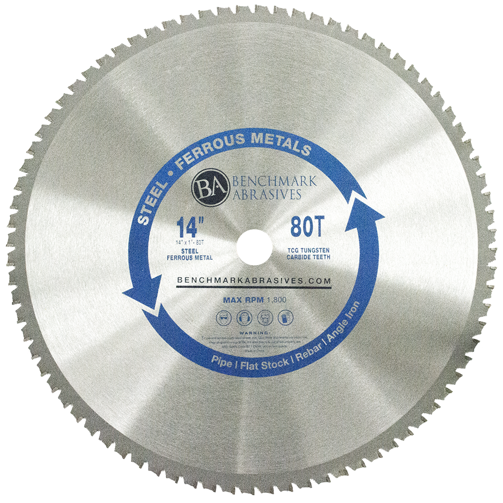14-inch 80 Tooth TCT Saw Blade for Steel