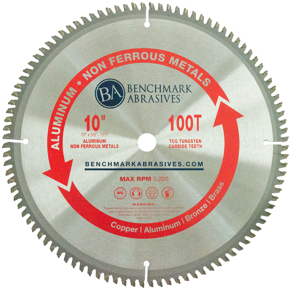 10" 100 Tooth TCT Saw Blade Aluminum